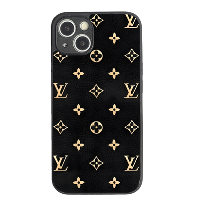 Luxe Gold Metal Back Case for Apple Iphone 13