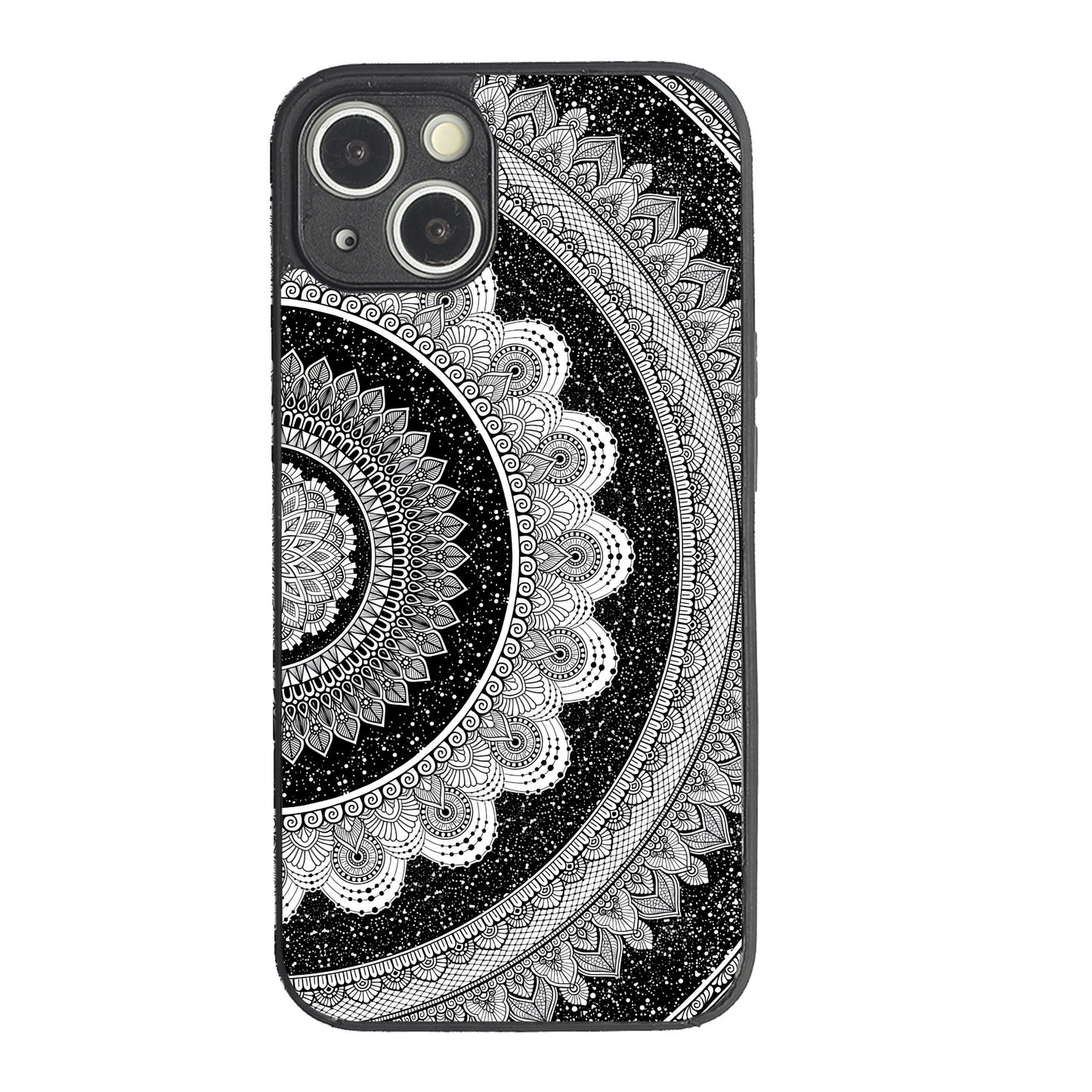 Moon Lace Metal Back Case for Apple Iphone 13