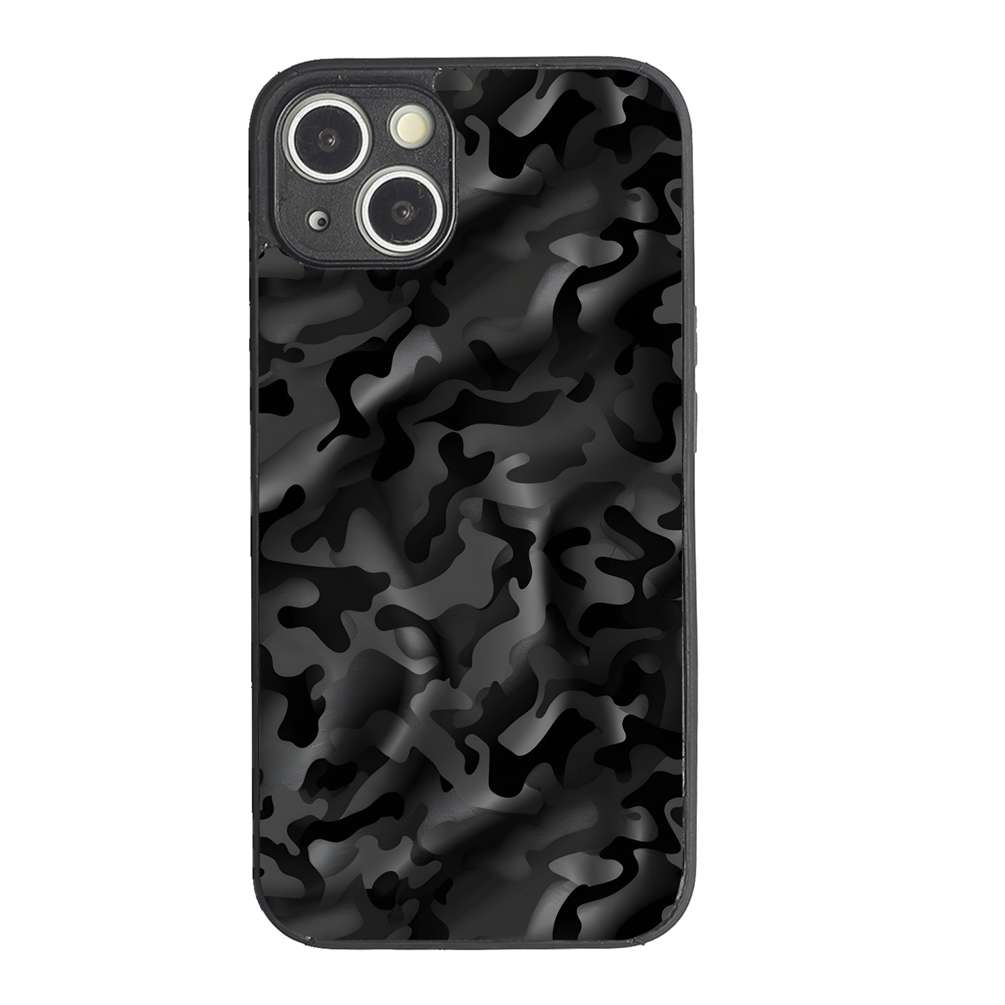 Shadow Camo Metal Back Case for Apple Iphone 13