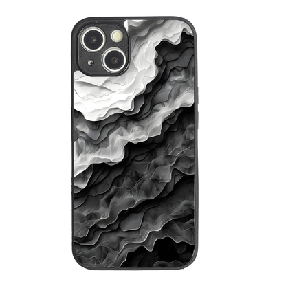 Stone Flow Metal Back Case for Apple Iphone 13