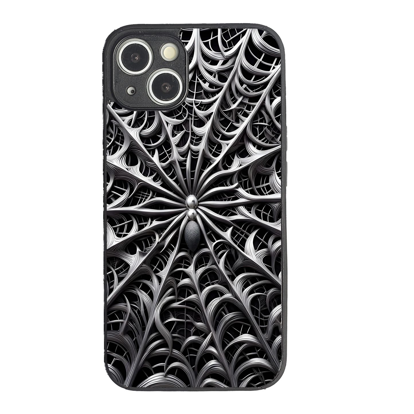 Web Trap Metal Back Case for Apple Iphone 13