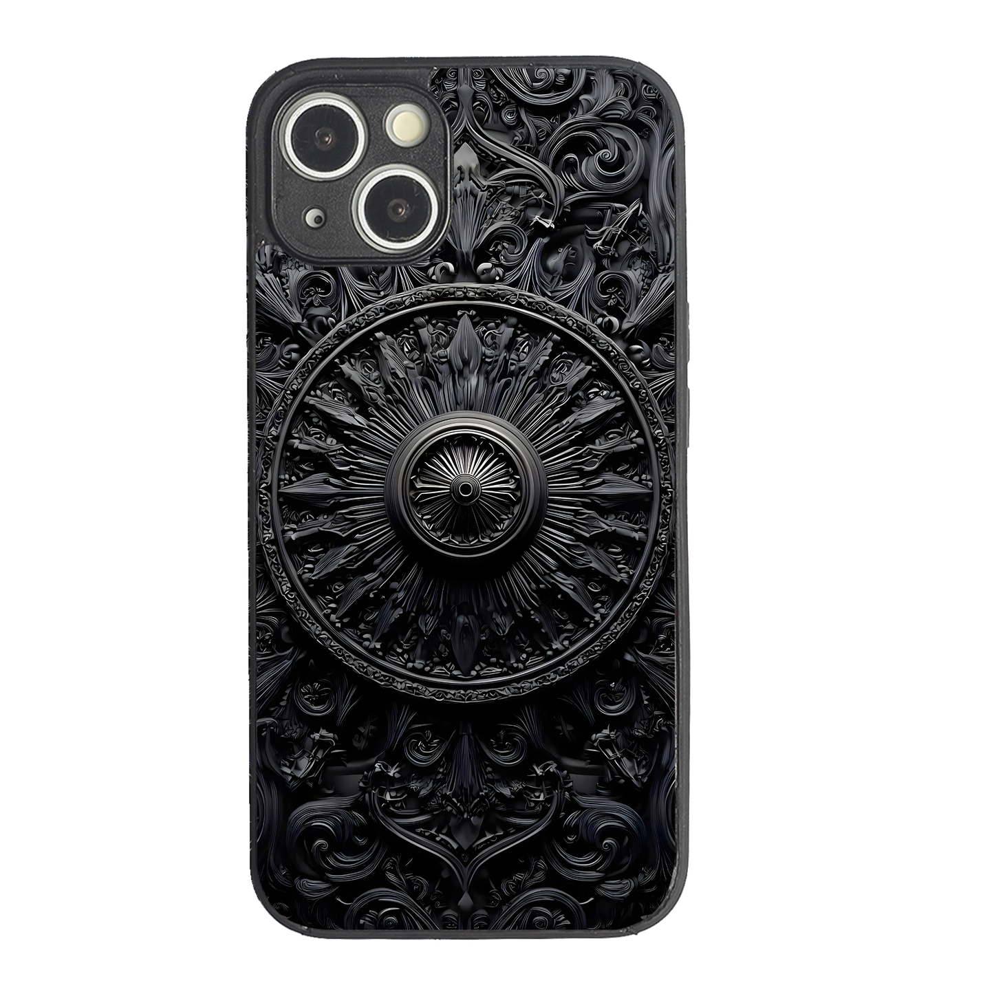 The Wheel Metal Back Case for Apple Iphone 13