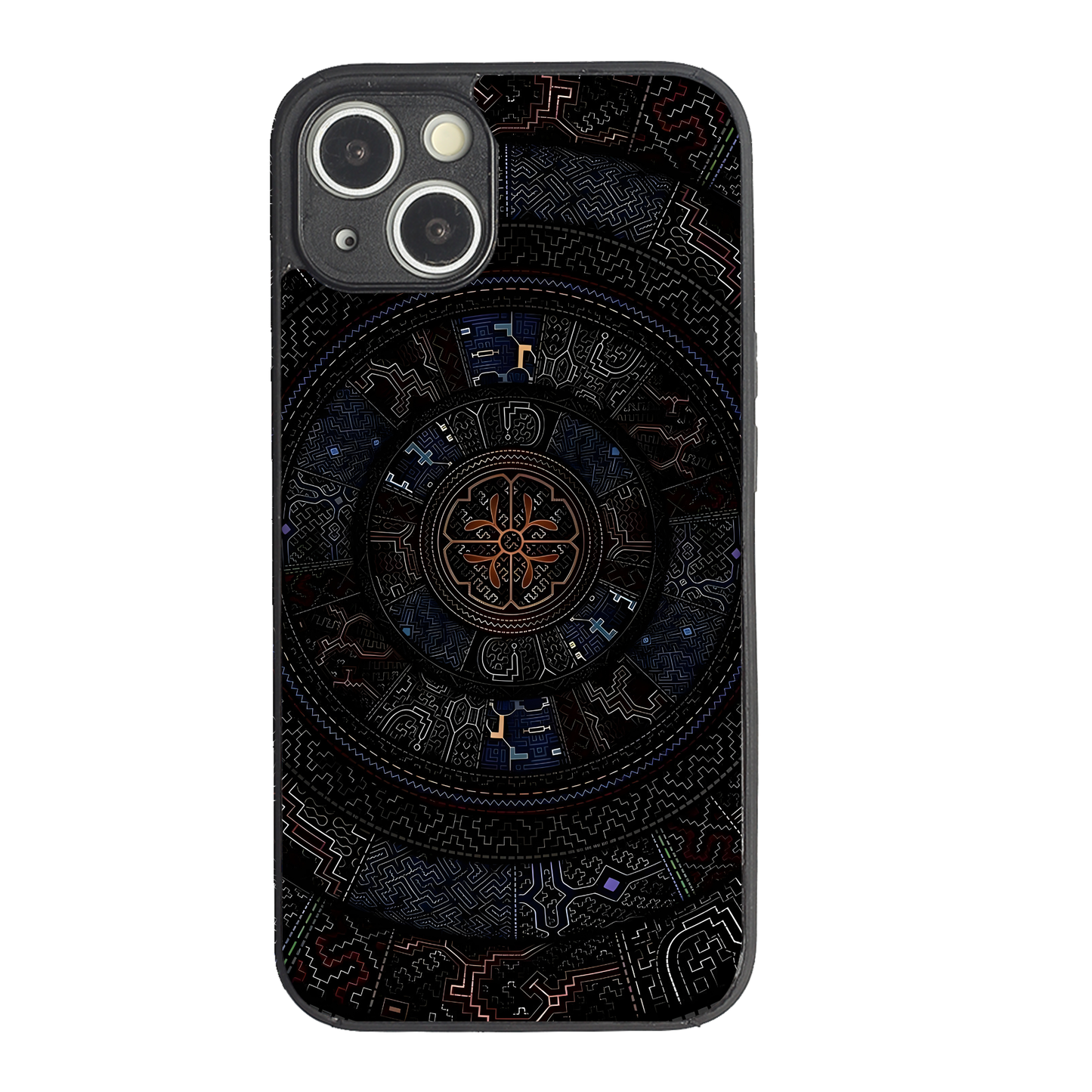 Dark Mandala Metal Back Case for Apple Iphone 14