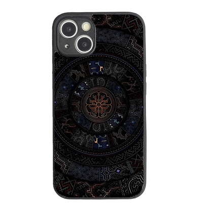 Dark Mandala Metal Back Case for Apple Iphone 14