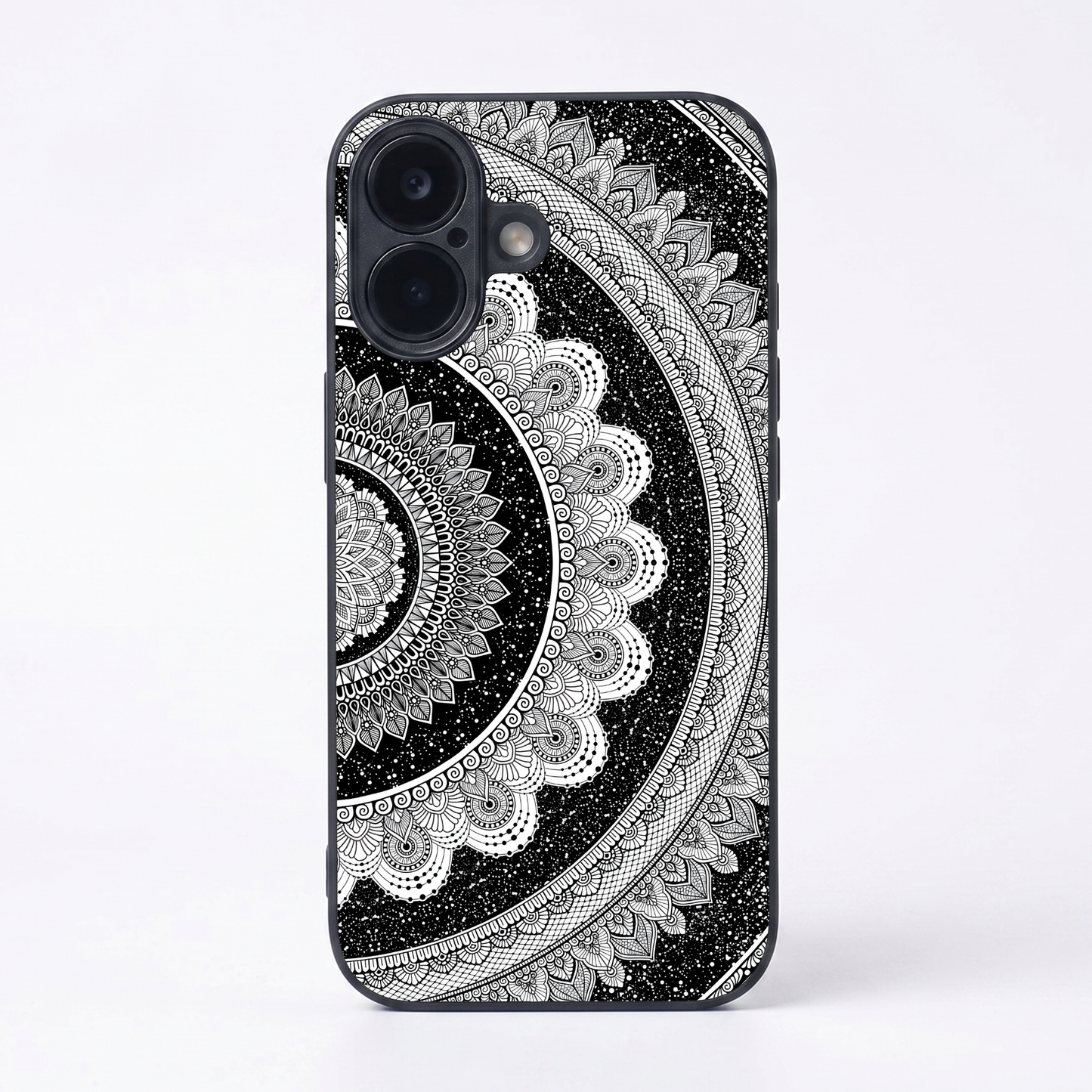 Moon Lace Metal Back Case for Apple Iphone 17