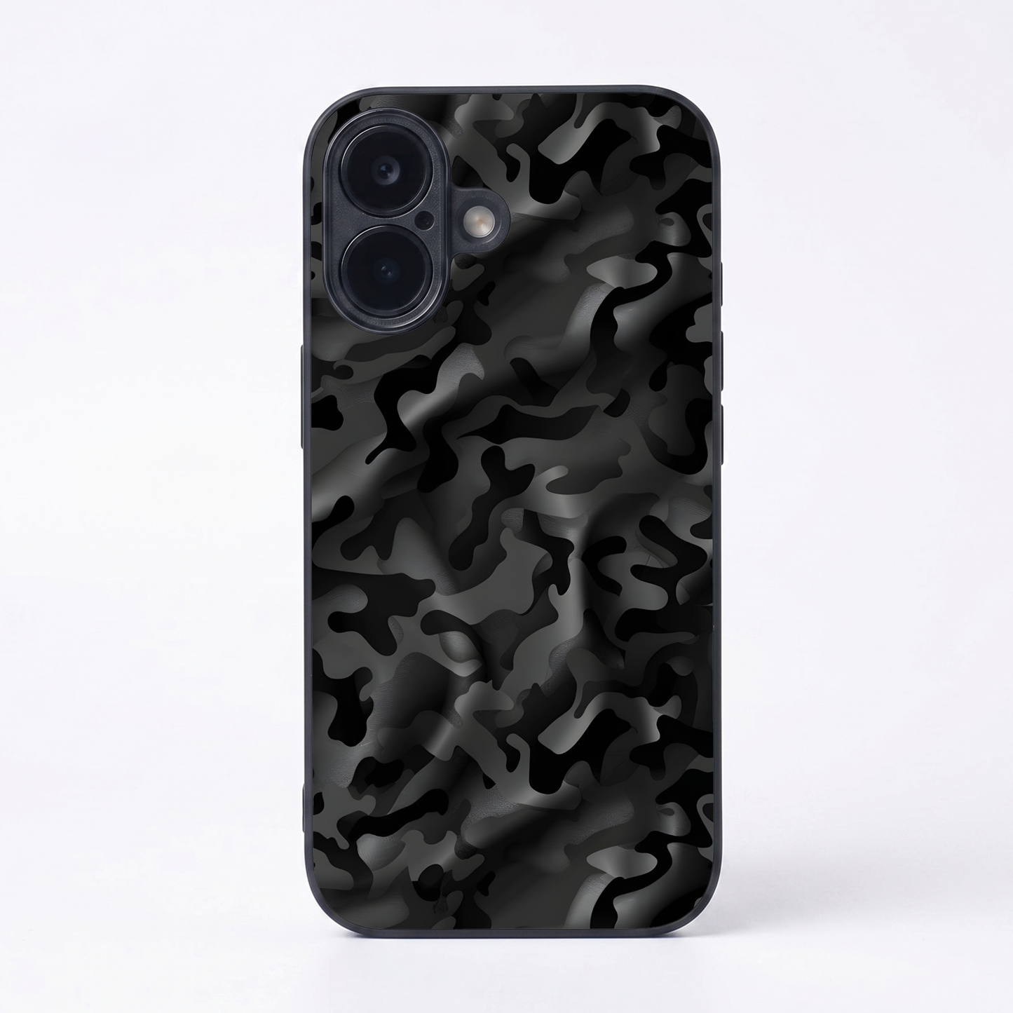 Shadow Camo Metal Back Case for Apple Iphone 17