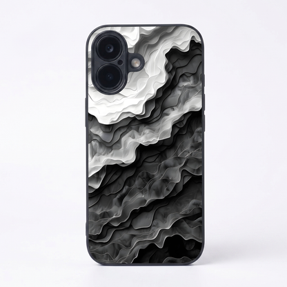 Stone Flow Metal Back Case for Apple Iphone 17