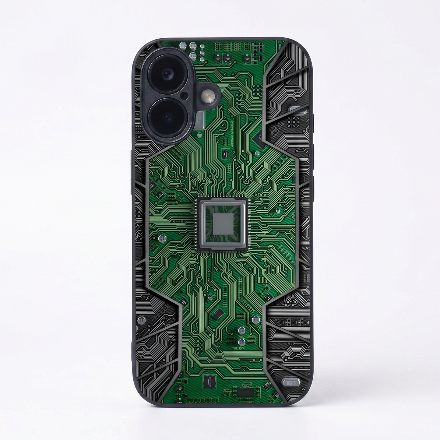 Chip Mode Metal Back Case for Apple Iphone 17