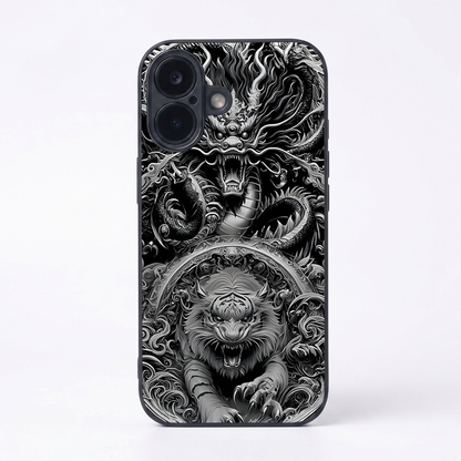 Dragon Ink Metal Back Case for Apple Iphone 17