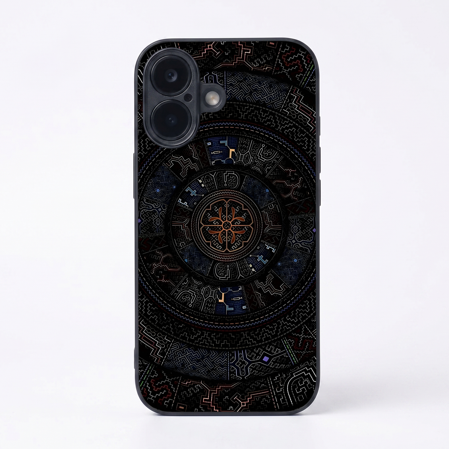 Dark Mandala Metal Back Case for Apple Iphone 17