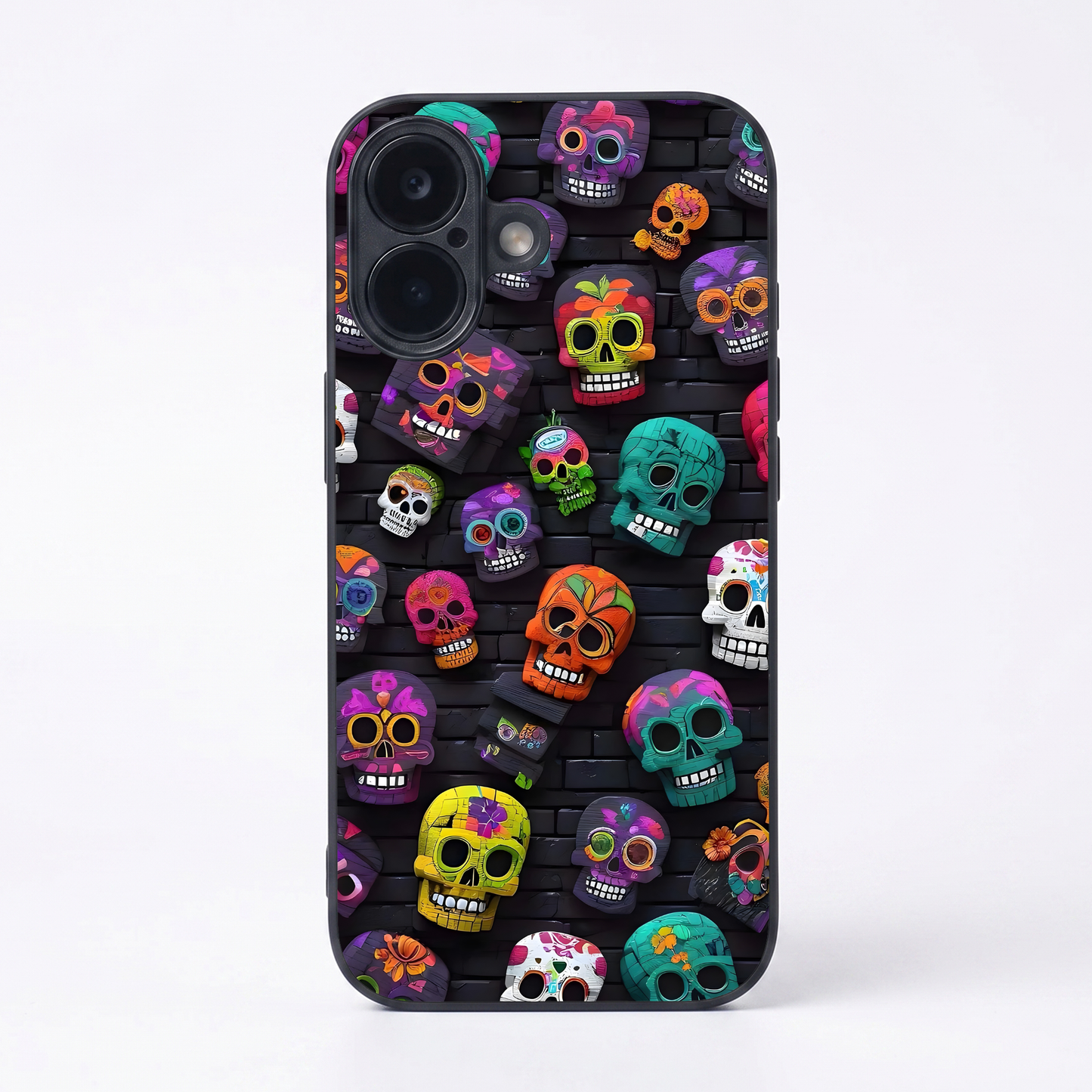 Skull Pop Metal Back Case for Apple Iphone 17