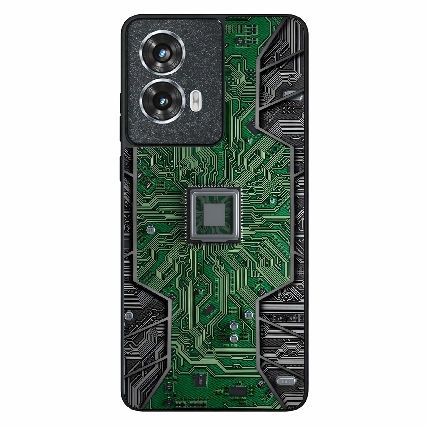 Chip Mode Metal Back Case for Moto G85
