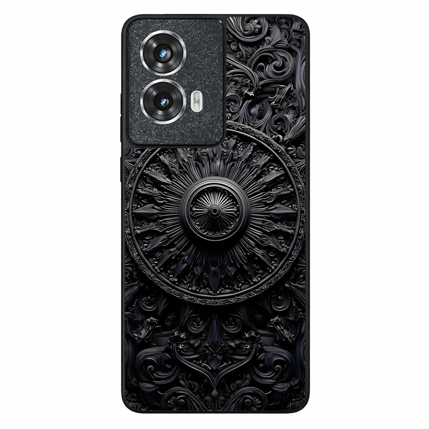 The Wheel Metal Back Case for Moto G96