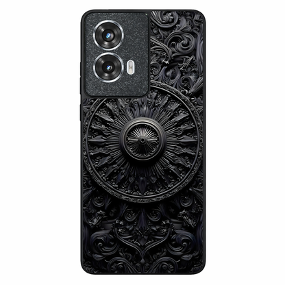 The Wheel Metal Back Case for Moto G96