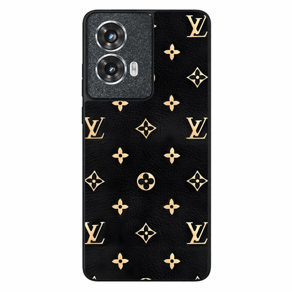 Luxe Gold Metal Back Case for Moto G85
