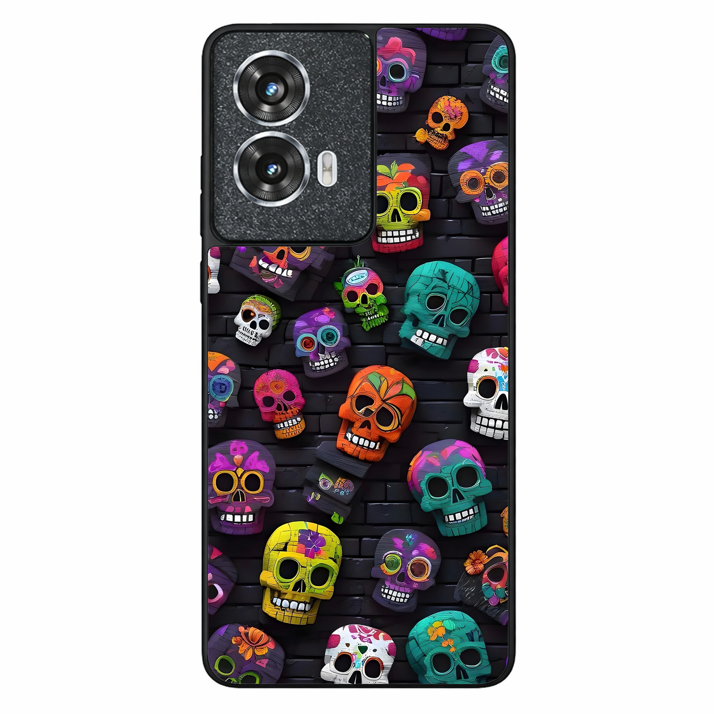 Skull Pop Metal Back Case for Moto G96