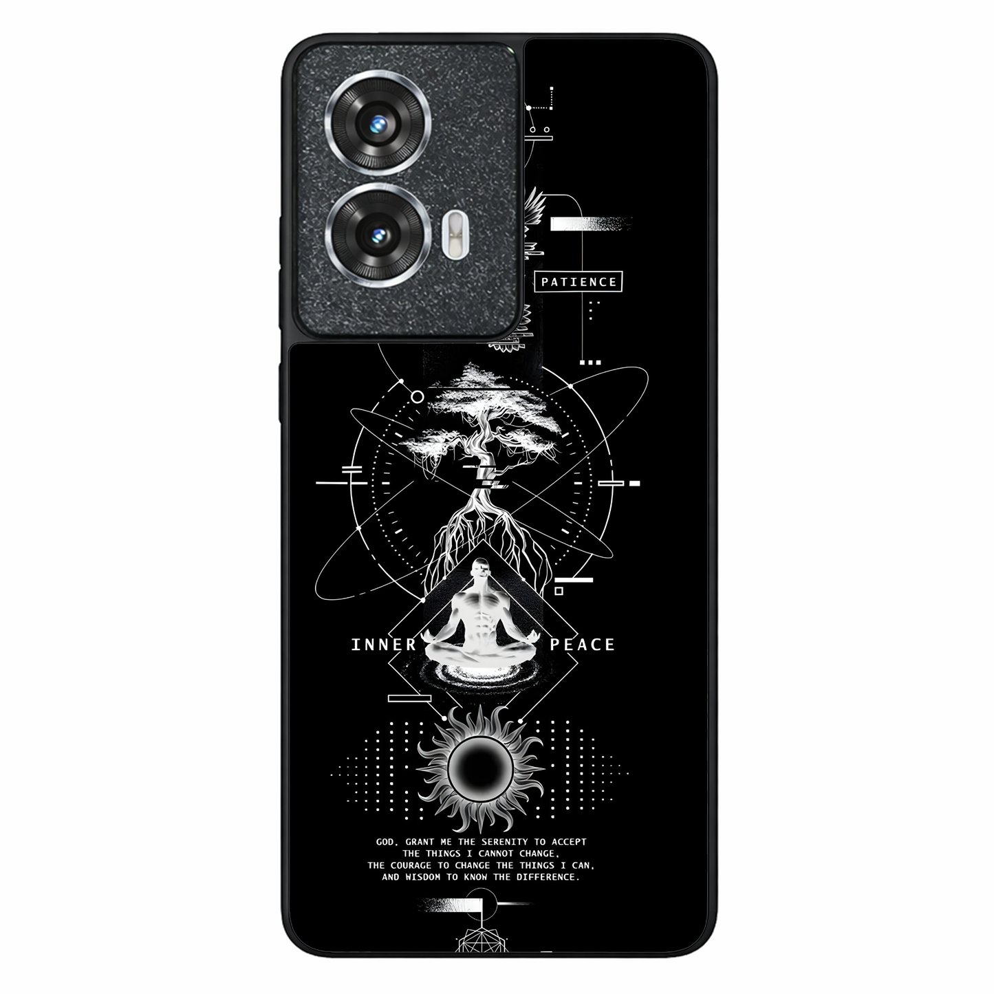 Dark Matter Metal Back Case for Moto G96