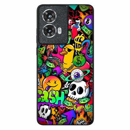 Chaos Pop Back Case for Moto G96