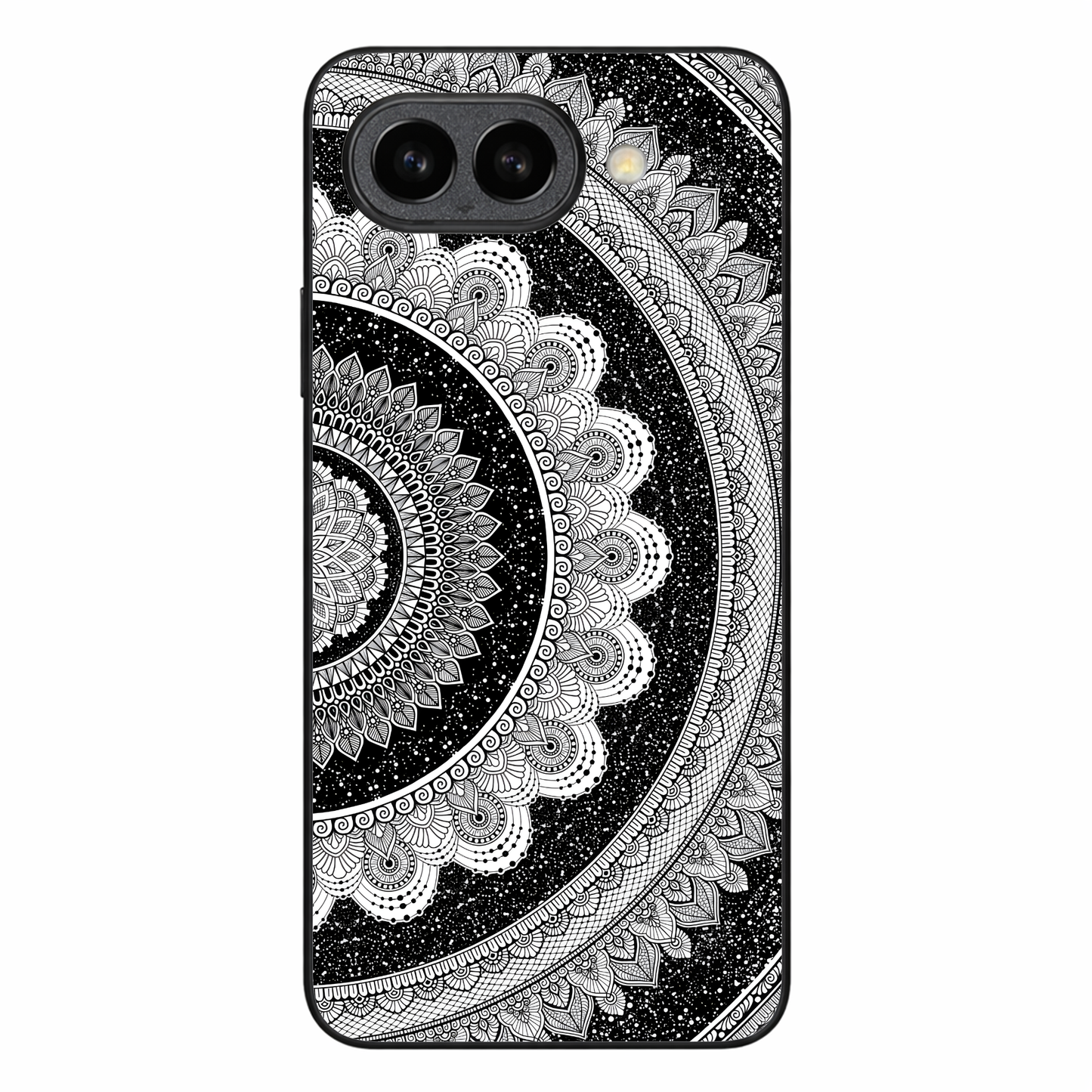 Moon Lace Metal Back Case for Google Pixel 9A