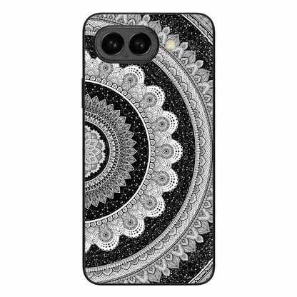 Moon Lace Metal Back Case for Google Pixel 9A