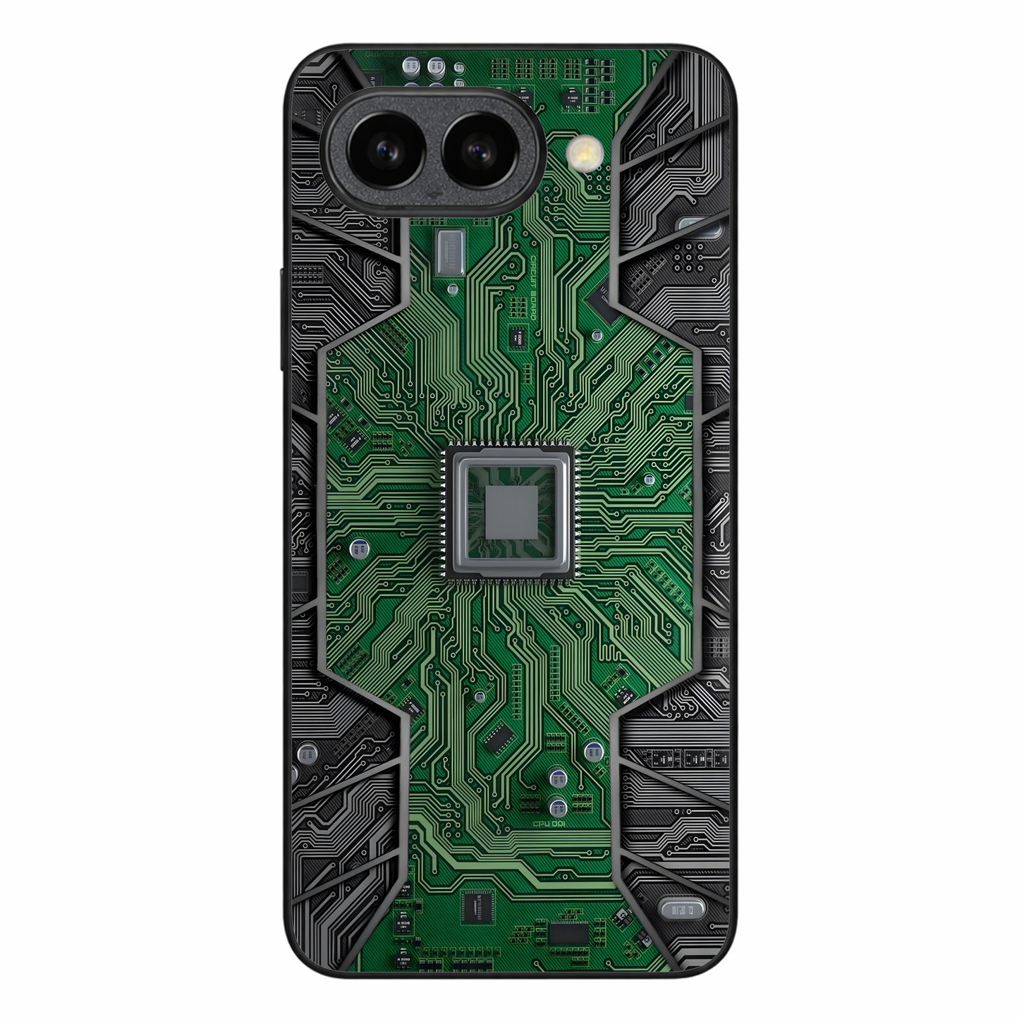 Chip Mode Metal Back Case for Google Pixel 9A