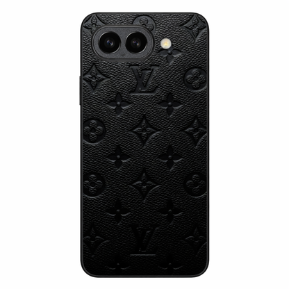Luxe Leather Metal Back Case for Google Pixel 9A