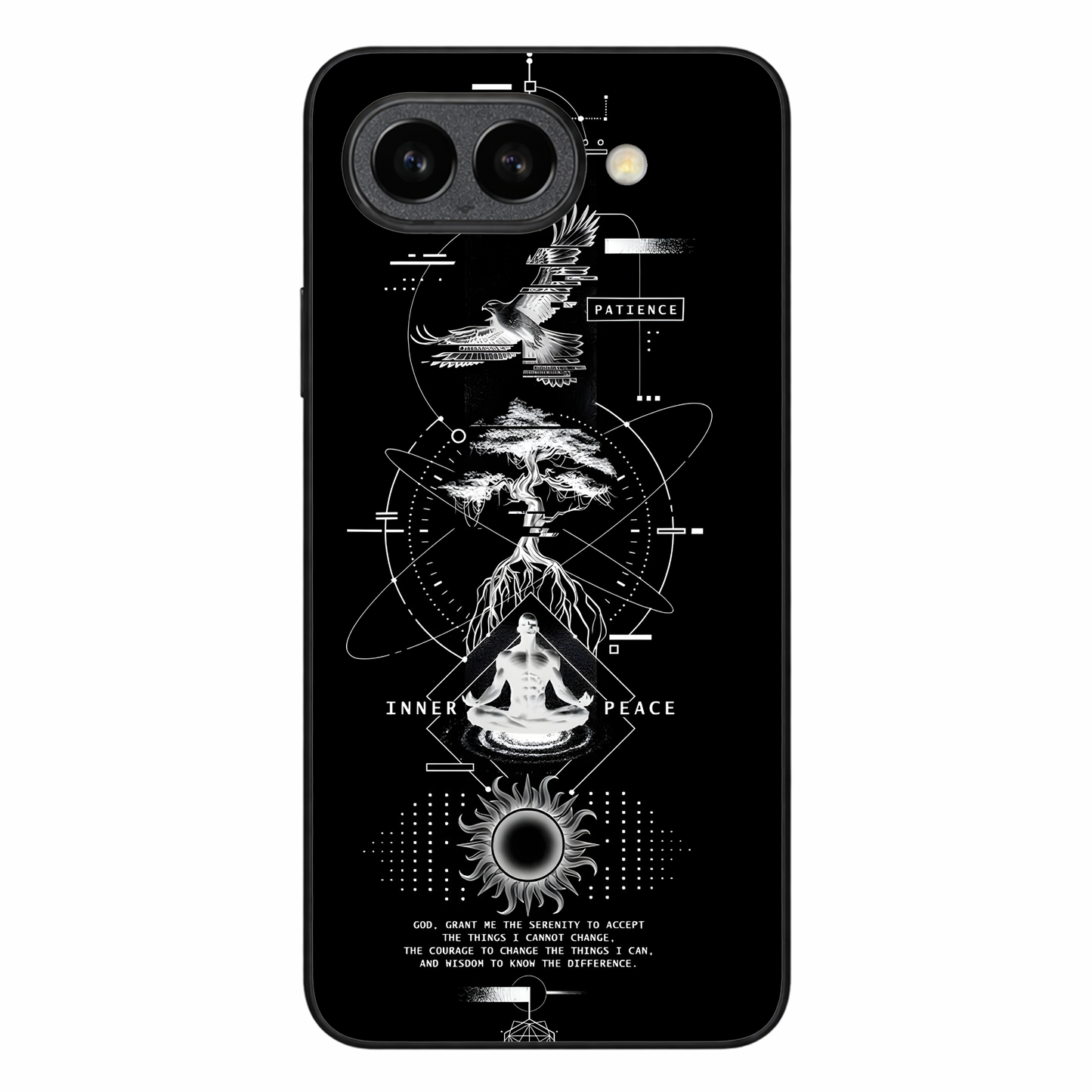 Dark Matter Metal Back Case for Google Pixel 9A