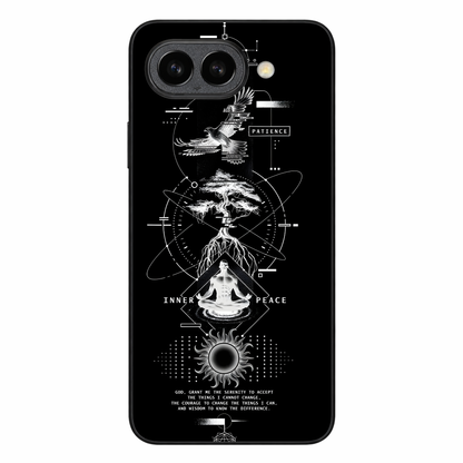 Dark Matter Metal Back Case for Google Pixel 9A