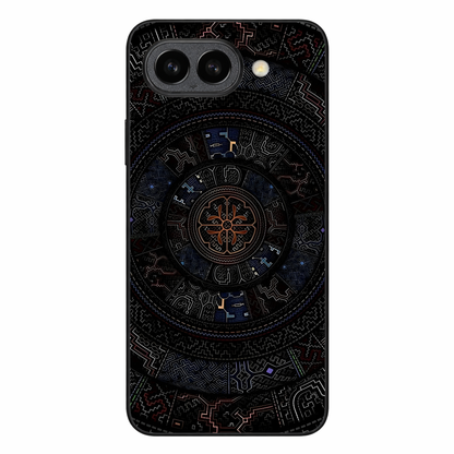 Dark Mandala Metal Back Case for Google Pixel 9A