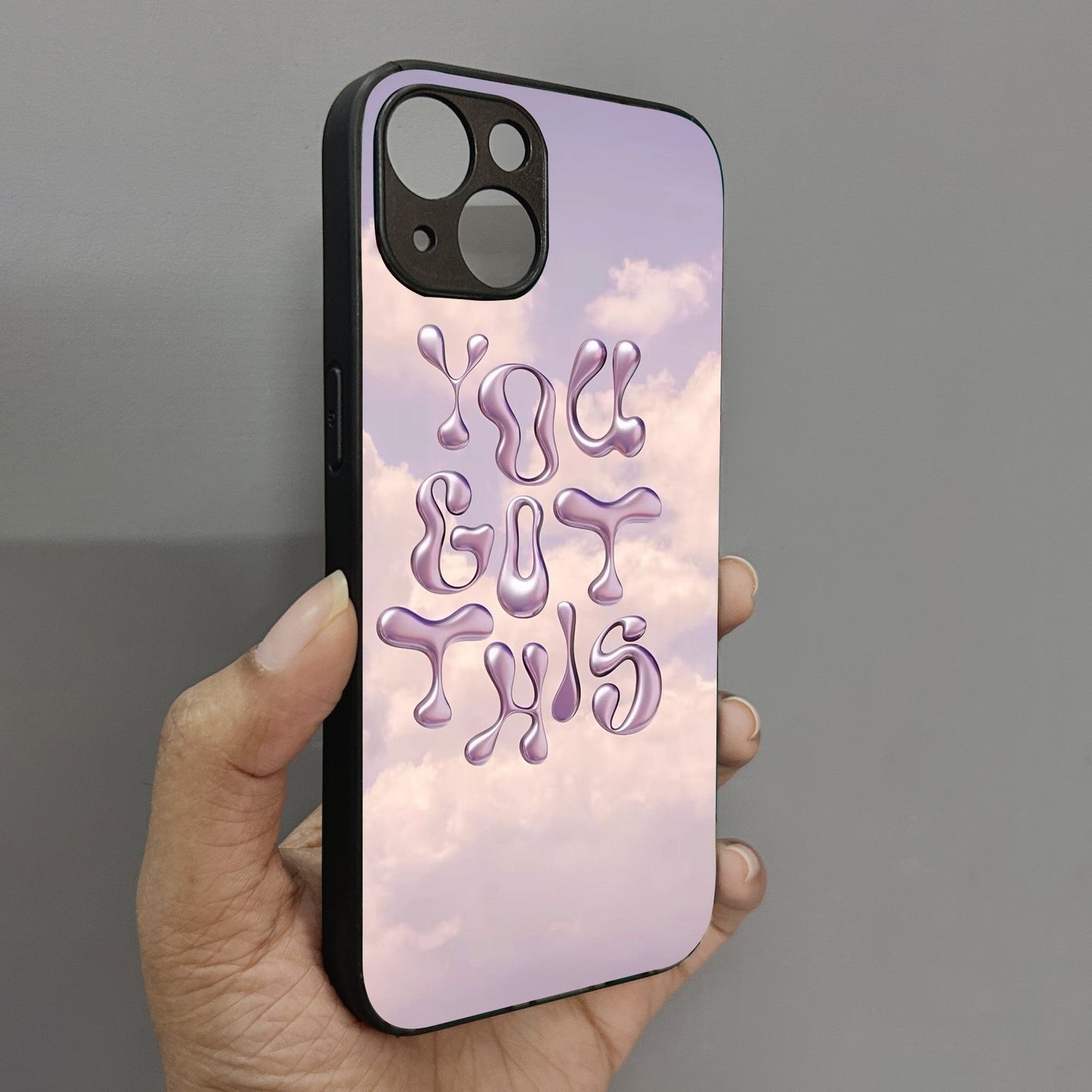 You Got This' Metal Back Case for Apple Iphone 14 Plus